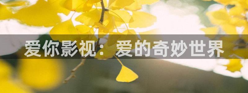 av金桔影院：爱你影视：爱的奇妙世界